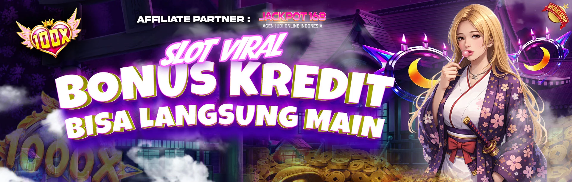 Jackpot168 Los Banner Slot Online